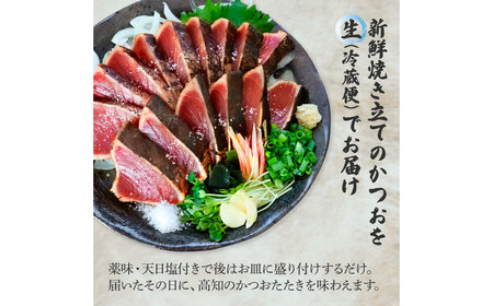 田野屋塩二郎の塩×わら焼き鰹のタタキ１節