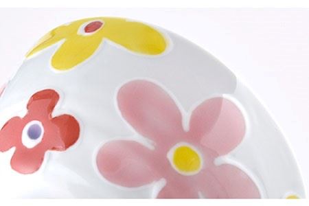 【波佐見焼】「彩花」茶碗 ピンク・ブルー セット 食器 皿 【大新窯】 [DC63]  波佐見焼