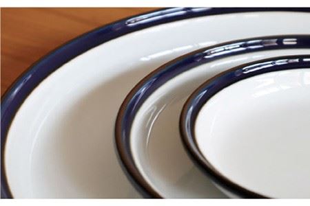 【陶器市特集】【白山陶器】【ロングライフデザイン】マルティブルー 5号皿 5枚セット 食器 皿 【波佐見焼】 [TA101] 波佐見焼