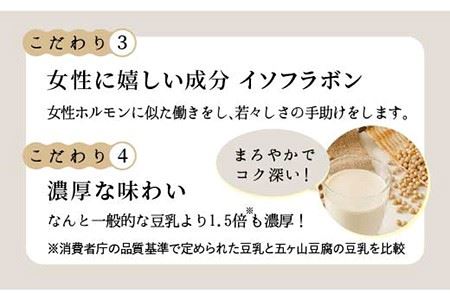 【濃厚一番搾り】国産豆乳500ml×4本セット 飲料 ドリンク[FBY002]