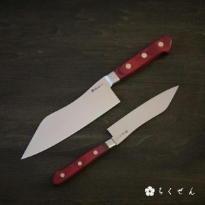 【数量限定】〈ちくぜん〉博多包丁 ２点セット（万能・ペティナイフ）(株)ちくぜん 