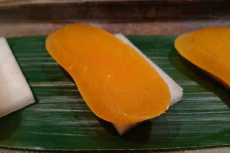 FE251　ミシュランプレート掲載のお料理店「まどか」　自家製 高級 からすみ 1本入 　【桐箱入・無添加】
