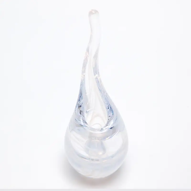 ＜ガラス作家 橋本倫礼＞花器「生い立つ」(小) 硝子 ガラス 花器 花瓶 橋本倫礼 贈り物 ギフト F6L-1243