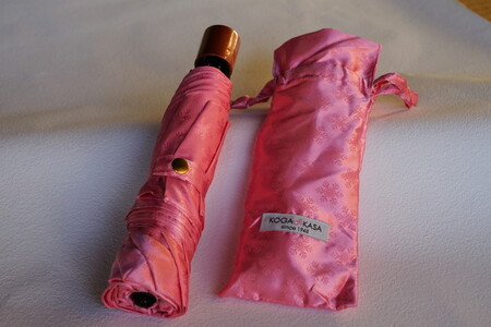 雪華模様の折り畳み傘（サイズ55cm）カラー：ピンク _BL04