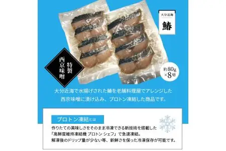 関ぶりと鰆の西京漬け（切身） E22016