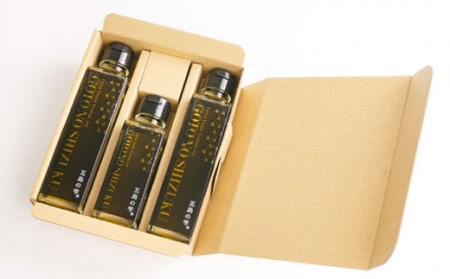 【ギフト】食用椿油3本 五島の雫（150ml×2本/100ml×1本） 五島市/椿乃[PAM012]贈答 椿オイル 揚げ物 炒め物