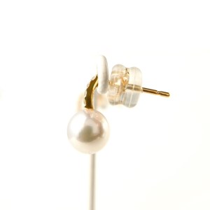 K18YGアコヤ真珠ダイヤモンドピアス(01052177KA)　N16 K027953-H
