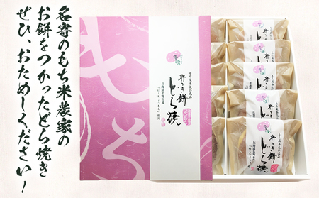 ふうれん特産館 杵つき もち入りどら焼き 10個入 もち米の里ふうれん