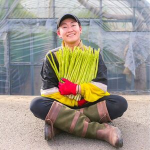 アスパラ王子が育てた自慢のアスパラ「Lサイズ」1kg（さぬきのめざめ おおもりや）【予約受付：ご用意でき次第発送】【H-54】