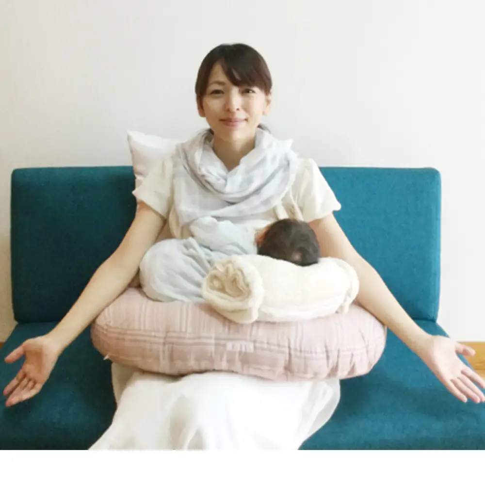 SANGOくっしょん（授乳クッション）ワインレッド　ベビー用品　出産祝い