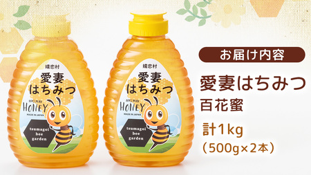 愛妻はちみつ（百花）500g 2個セット [AC003tu]