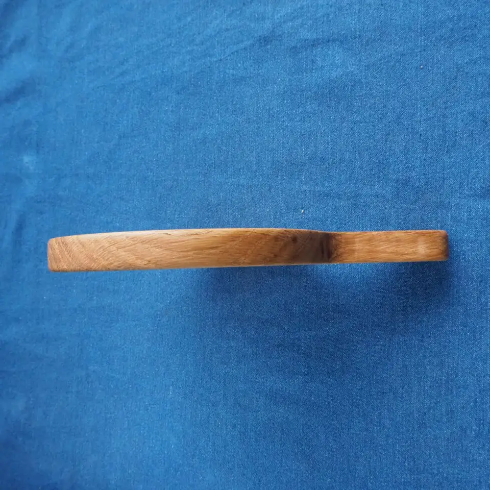 東峰木人作-楢のチーズボード 直径13cm H4