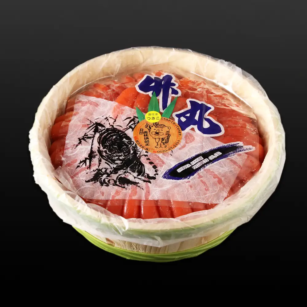 築地市場のたらこ木樽3kg AK007