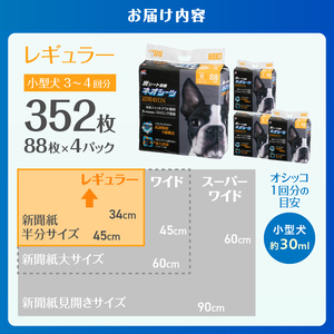 ペットシーツ ネオシーツ 超吸収DX レギュラー 4パック トイレシーツ ペットシート 活性炭 カーボン 消臭 超吸収 犬 トイレ システムトイレ ペット用品 ペット 日用品 消耗品 コーチョー 富士市 [sf002-089]