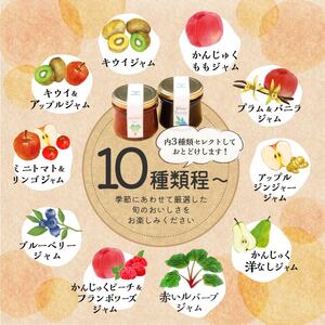 季節のおすすめジャム3種類セット [h120]