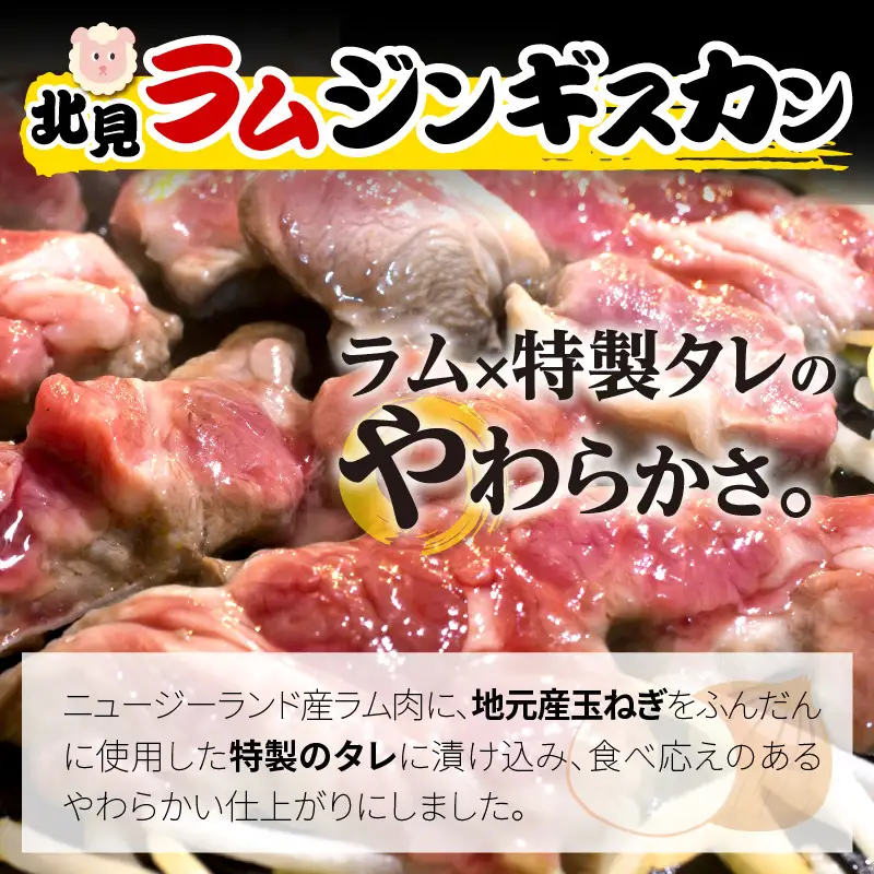 北見豚ジンギスカンセット ( ジンギスカン 羊肉 豚肉 ラム ラム肉 )【005-0040】