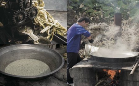 黒糖 渡久地さんの愛情たっぷり「宜野座の純黒糖」 200g×4袋