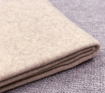 繊維の宝石カシミヤ10%入り ウール毛布(毛羽部分) シングルサイズ KW-15 [4593]