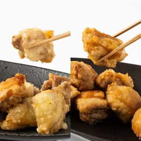 お弁当やおかずで人気の一品 【大分名物】若鶏の唐揚げ(塩・醤油)合計2kg_唐揚げ  からあげ  KARAAGE  骨なし  おつまみ  鶏肉  もも  むね  惣菜  お弁当  おかず  グルメ  大分県_【配送不可地域：離島】【1104201】