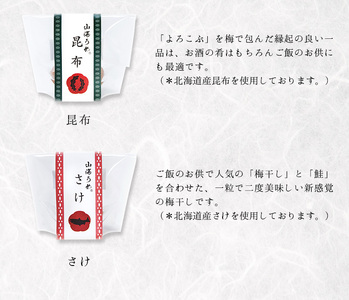 【美彩山海】　山海うめ　六個入（真鯛・ぶり・かつお・まぐろ・昆布・さけ　各１個）【iwt202】