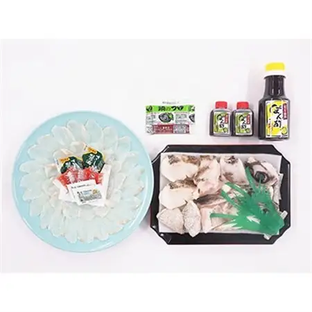 クエの刺身と鍋セット(2人前)【大分水産】_魚介・海産物 クエ 鮮魚   魚介・海産物     惣菜・加工品 魚 鍋 なべ ナベ_【配送不可地域：離島】【1095868】