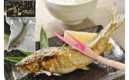 職人が丁寧に炭火焼！四万十川の「天然鮎の塩焼き」3匹／Qdr-151