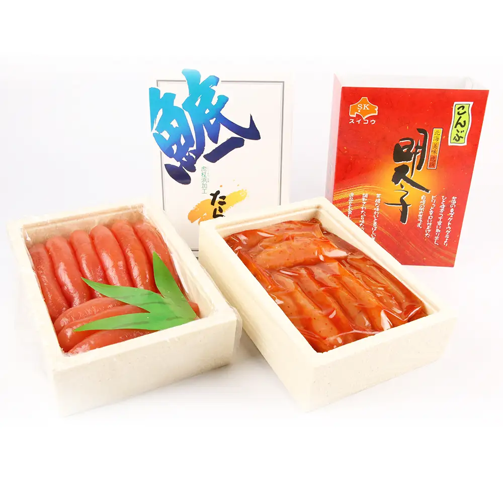 たらこ・昆布明太子セット各500g AQ019