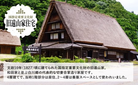 世界遺産 白川郷 郷土料理 体験 すったて汁作り 体験チケット 1名様用 国指定重要文化財 旧遠山家 住宅 白川村[S172]