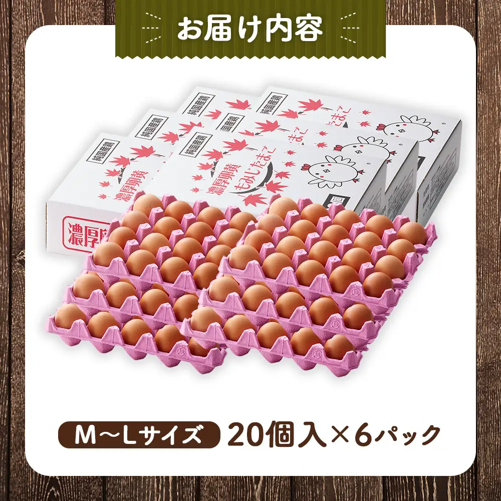 【山田養鶏】濃厚卵黄もみじたまご【120個入り】 [No.190]