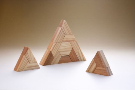 つみき 天才をつくる 積み木 てんつみ 12個 化粧木箱入 [海野建設 宮崎県 日向市 80-04]