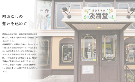 【H-492】淡海堂 マドレーヌセット ３種１０個入り［高島屋選定品］