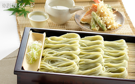 20-07B【年越しそば・年末配送】「越後のへぎそば」越の海藻挽きなまそば詰合せ（麺つゆ付） S-4D