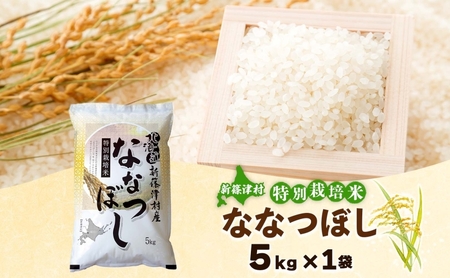 北海道 特別栽培 令和7年産 ななつぼし 5kg 精米 米 白米 お米  ごはん ご飯 ライス 道産米 ブランド米 新しのつ米 ふっくら 食味ランキング  産地直送 お取り寄せ カワサキ森田屋 送料無料  