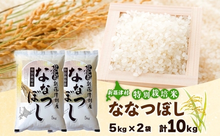 北海道 特別栽培 令和7年産 ななつぼし 10kg 精米 米 白米 お米  ごはん ご飯 ライス 道産米 ブランド米 新しのつ米 ふっくら 食味ランキング  産地直送 お取り寄せ カワサキ森田屋 送料無料  