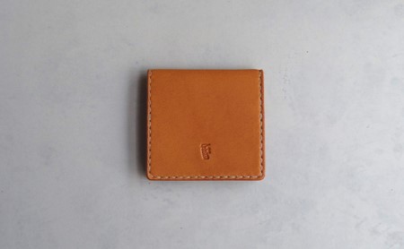 【坂田典子の革小物】てのひらサイズの革のコインケース ファッション小物 財布 雑貨 日用品  ブラック