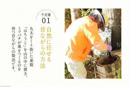 【保存料不使用】 天然！ 千花蜜（はちみつ） 100g [日添 熊本県 五木村 51120285]