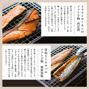 【定期便】ソフト干物 盛り合わせ 3～5種（発送月固定）