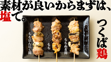 【 スピード 発送 】1本45g！合計約2700g！食べ応えバツグン、つくば鶏 焼き鳥 モモ 3種60本 セット （各20本入り）