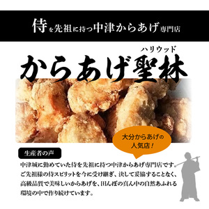【世界の中津侍からあげ聖林】国産高級モモ肉300gを揚げて作るからあげステーキ4枚_KH0101