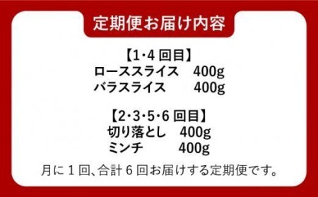 ≪脊振ジビエ≫イノシシ肉バラエティ6回定期便 総量4.8kg【ブイマート・幸ちゃん】 [FAL057]