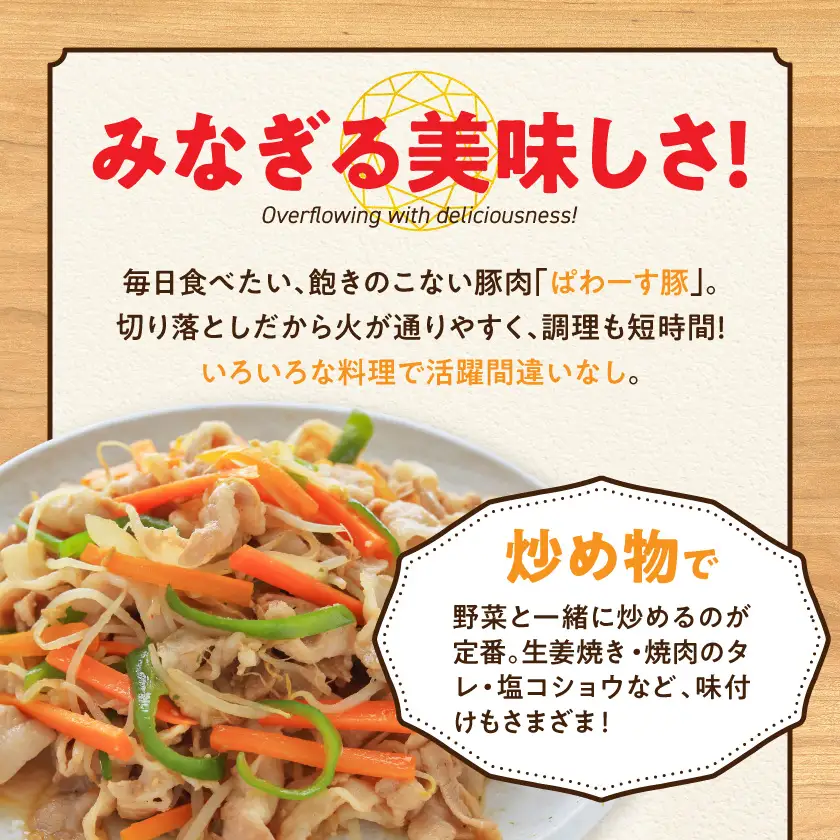「ぱわーす豚」モモ肩切り落とし5kg〔18-6404〕_(都城市) 都城産豚肉 豚モモ肩切落とし肉 250g 20パック 計5kg ブランドポーク 真空パック 小分け