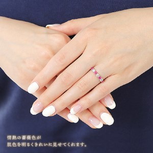 ルビーダイヤモンドＰＴ950ハードプラチナリング【R3604RB-P】