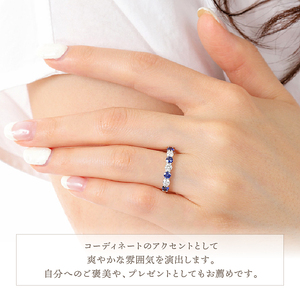 サファイア,ダイヤモンド　ＰＴ950ハードプラチナリング　R3604SP-P