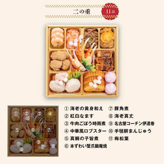 【早期限定寄附額】千賀屋謹製 2027年 迎春おせち料理「にほんばれ」和風三段重 3人前 冷蔵 ［035S10］ おせち 2027 おせち料理 小牧市 年内配送 年内発送 お節 冷蔵 冷蔵おせち 人気 新春