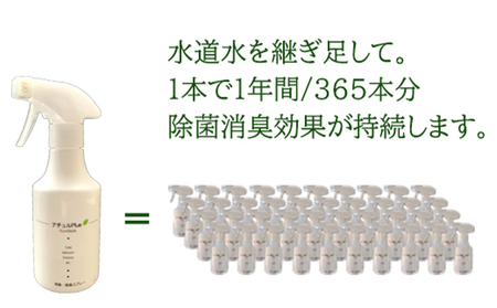 除菌消臭革命！「ナチュルPlus」100mlボトル×2本セット 防災グッズ 防災用品 除菌スプレー 消臭スプレー 