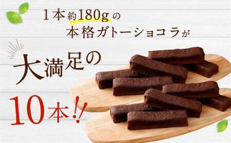 合計 1.8kg !! 南阿蘇鉄道トロッコショコラ 10本 熊本県 高森町 約180g×10本