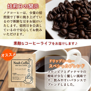 A-110 珈琲羊羹(200g×2本・80g×3本)とドリップバック(3種)セット【ノア・コーヒー】霧島市 コーヒー ドリップ 詰め合わせ