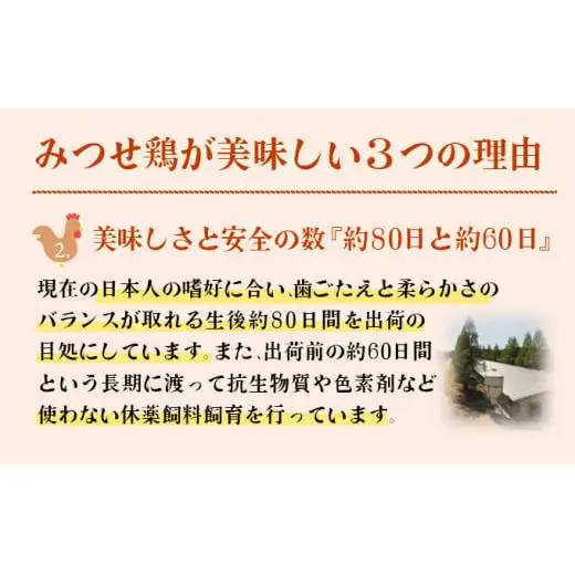 1400g みつせ鶏｢正肉モモ｣ B-964