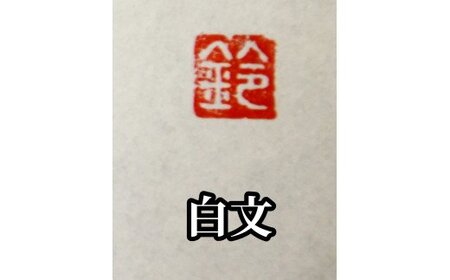 手紙やはがきや名刺に捺す一文字落款印（ケースなし）[5839-1521] 朱文＆白文