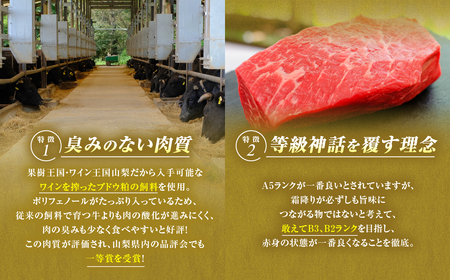 JAS認証 甲州ワインビーフ 赤身 ロース 計1.2kg すき焼き用赤身 肉